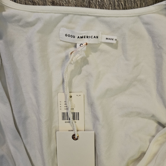 Good American Good Touch Wrap Top - Picture 6 of 9